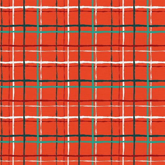 Paintbrush Studio Handmade Holiday Plaid Red