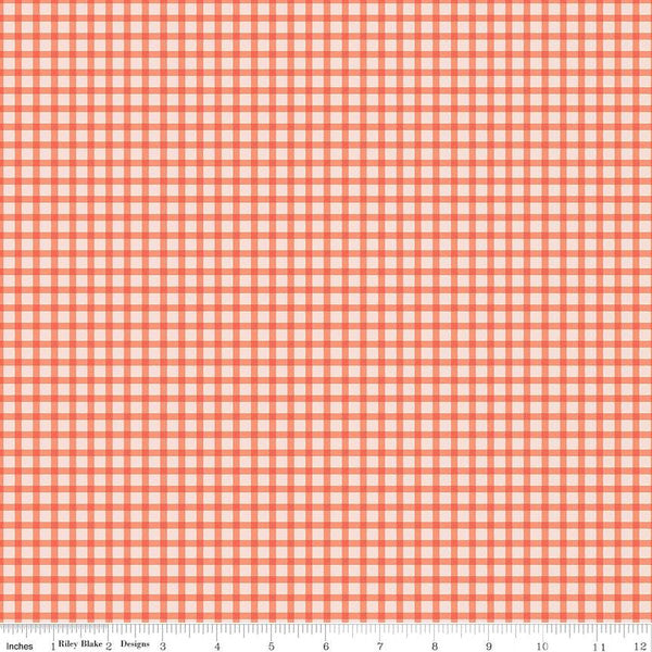 Riley Blake Honeycomb Hill Gingham Rouge