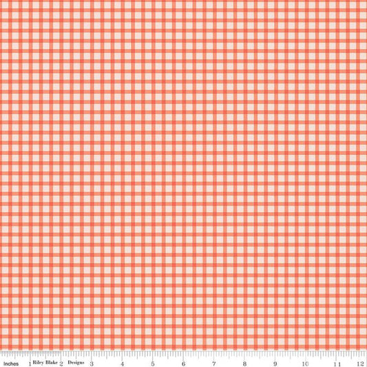 Riley Blake Honeycomb Hill Gingham Rouge