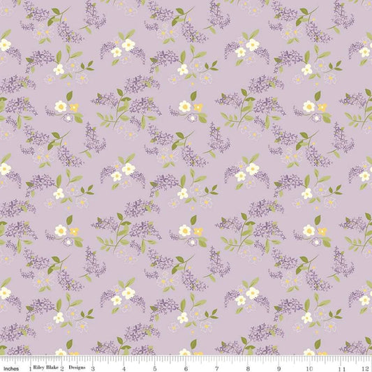 Riley Blake Adel in Spring Lilacs Lilac