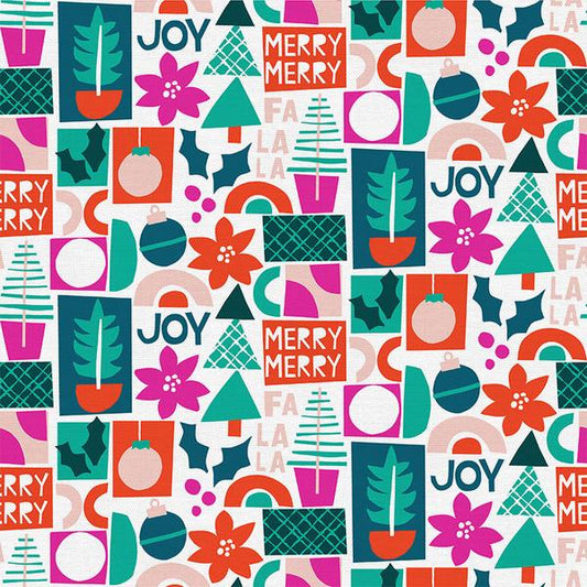 Paintbrush Studio Handmade Holiday Collage White