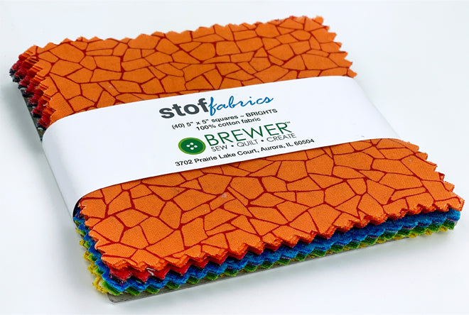 Stof Fabrics Squares - Brights