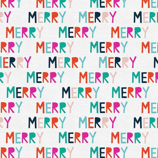 Paintbrush Studio Handmade Holiday Merry White