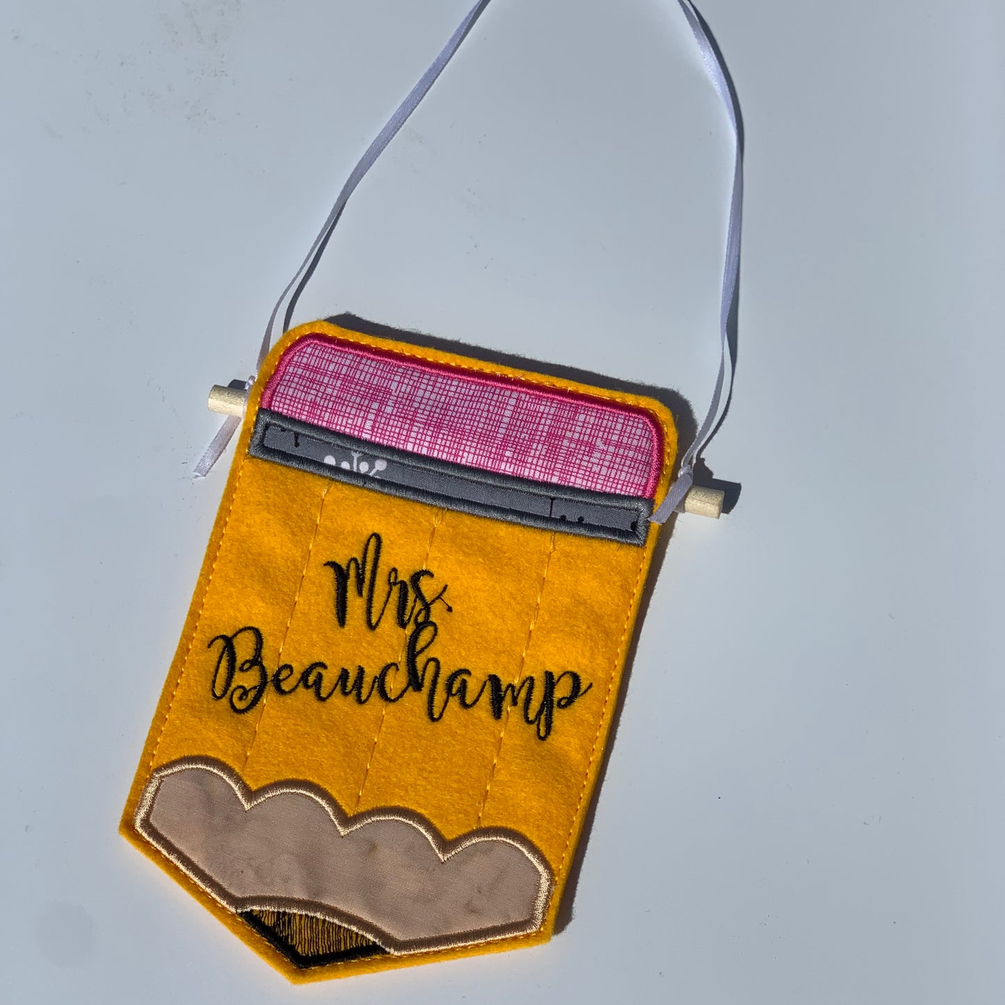 Personalized Pencil Pendant
